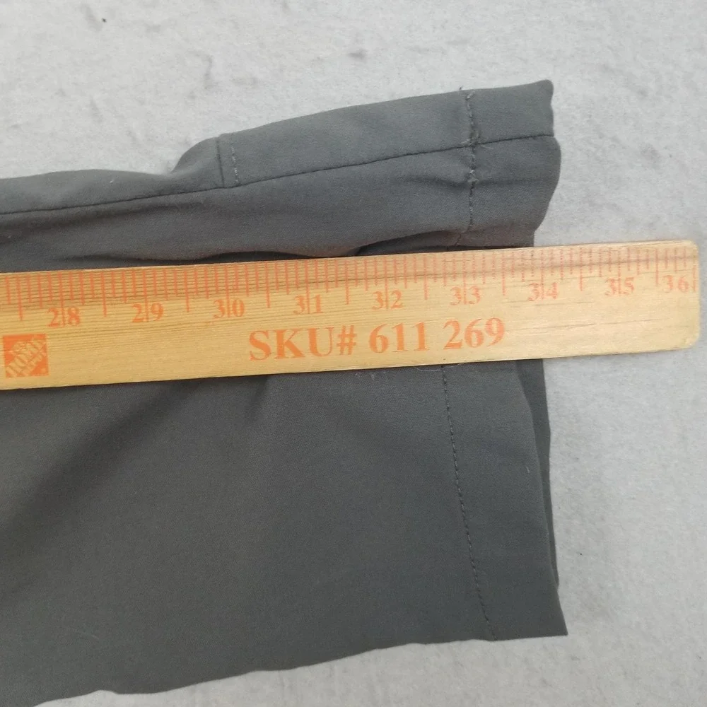 Wrangler All Terrain Gear ATG Pants Mens 36x34 Gray Nylon Hiking Stretch Outdoor